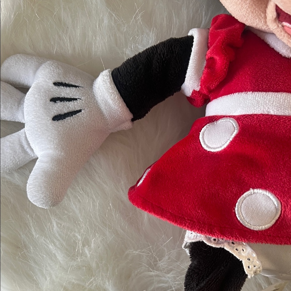 🐭♥️🖤🤍Vintage Disney Minnie Mouse Plush Toy - Red, Black, Yellow - Picture 5 of 9